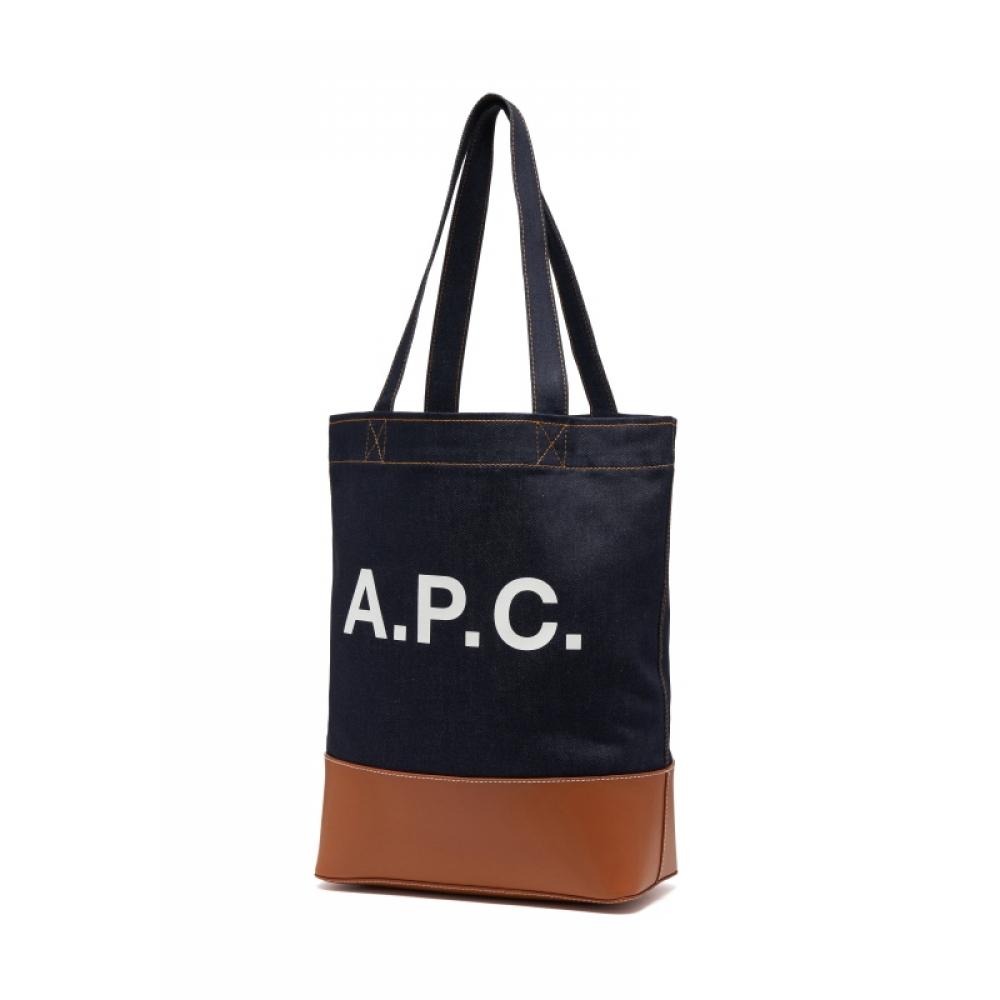 Apc Axelle Denim Tote Bag M61444 Caf Caramel
