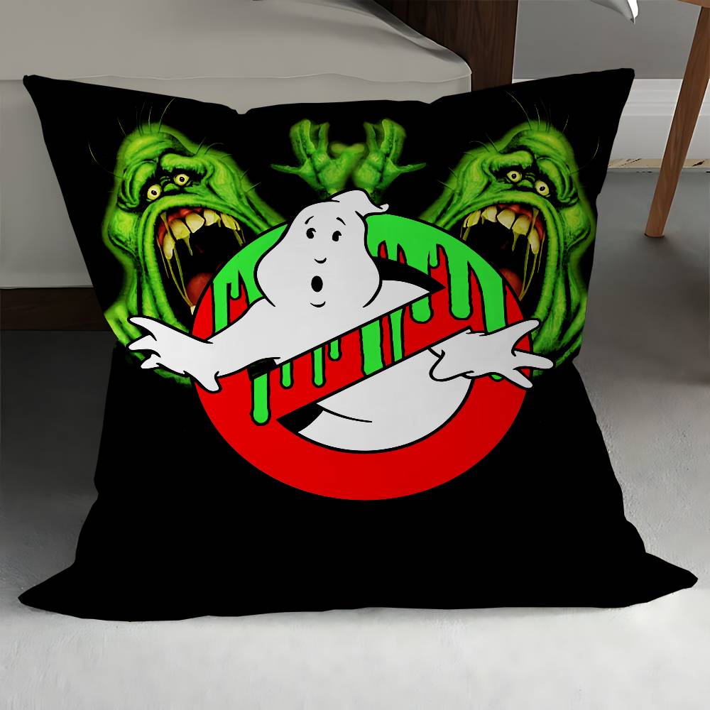 

Ghostbusters LOGO Cushion Cover Pillow Cover Decor Pillowcase Printed Cushion Case For Couch 12x12Inch