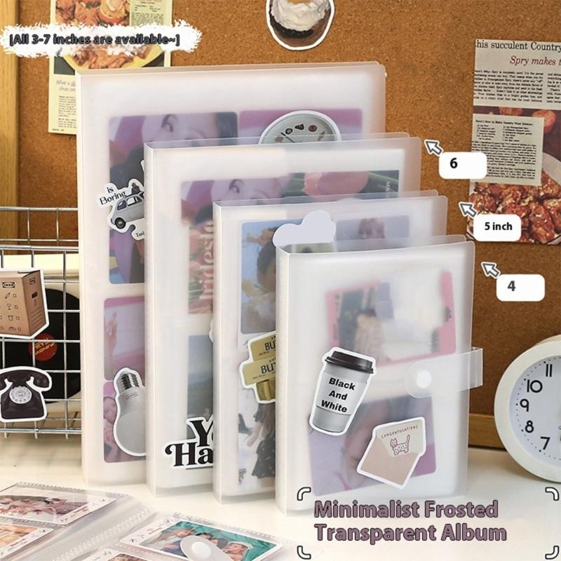 Card Organiser Photo Album 3Inch Photocard Organiser Card Album for 3Inch Picture Photo Card Game Card for Office School