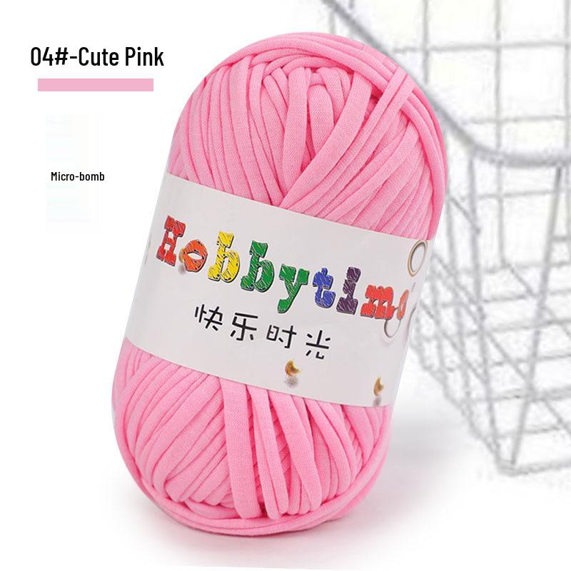 Cloth Strip Yarn DIY Crochet Kit: Handmade Bag, Knitting Material for Cushions, Carpets, and Dolls