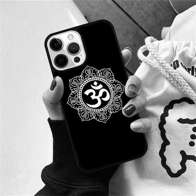 Aum Om Symbol phone Case Cover For iPhone 17 Air 16 15 14 Plus apple 16 11 12 13 Pro Max coque