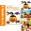 Halloween Pumpkin Plush Toy Sofa Throw Pillowcase Home Decor Bat Spider Rice Ball