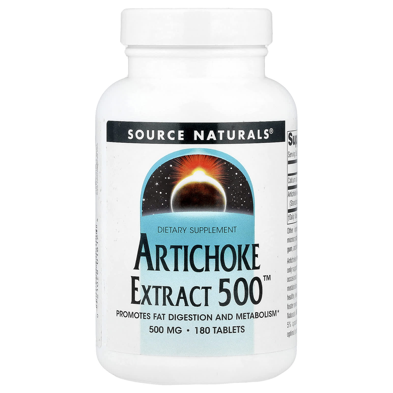 

Artichoke Extract 500, 180 Tablets