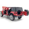 4 Door Wrangler Sahara Hard Top SUV Model Car Diecast Toy Cars 1/32 Scale Metal Vehicle Children's Die-cast Vehicles, Doors Open, Light Sound, Toys