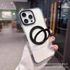 Applicable To Apple 11promax Transparent Mobile Phone Case 111 Rotating Magnetic Suction Bracket iPhone11 All-inclusive Protective Case