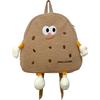 Schoolbag autumn and winter girl backpack cookies small schoolbag female ugly cute fleece niche cartoon plush cute backpack