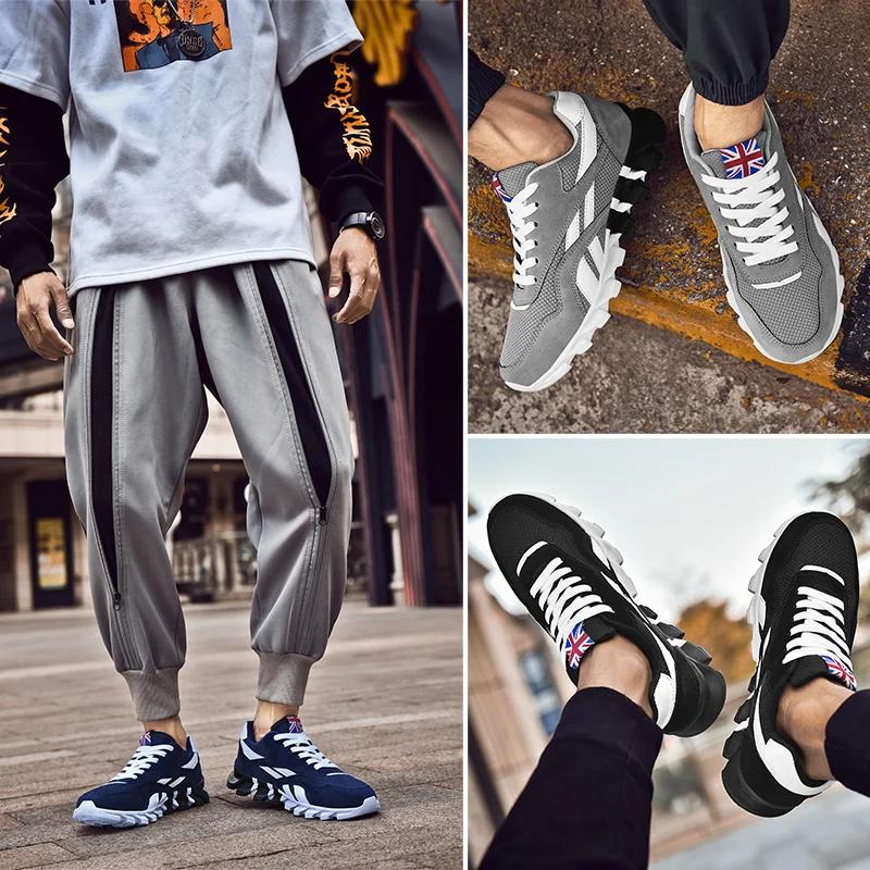 2025 new men's and women's running shoes breathable casual sneakers anti-slip vibratio