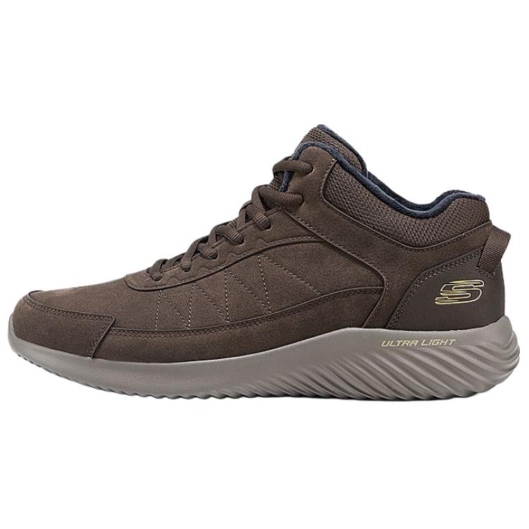 Skechers Bounder Versatile Comfortable Durable Mid-Top Casual Shoes Men sneaker Brown 8790341-CHOC 44