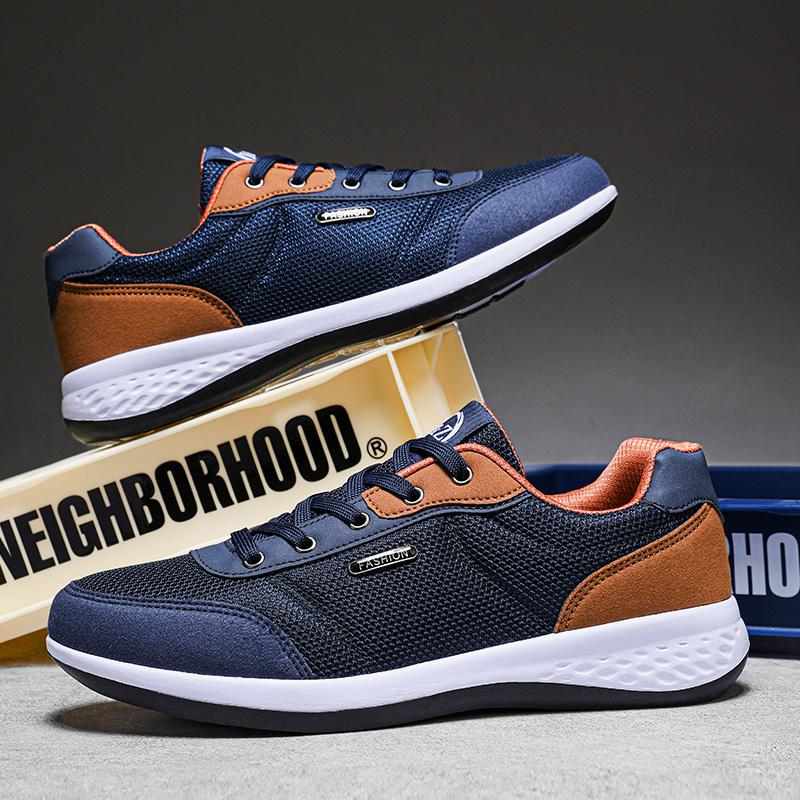 Men Shoes Walking Sneakers Leisure Male Mesh Sports Shoes Size 48 Non-Slip Footwear Tennis Sneaker Trend Breathable Man Sneakers