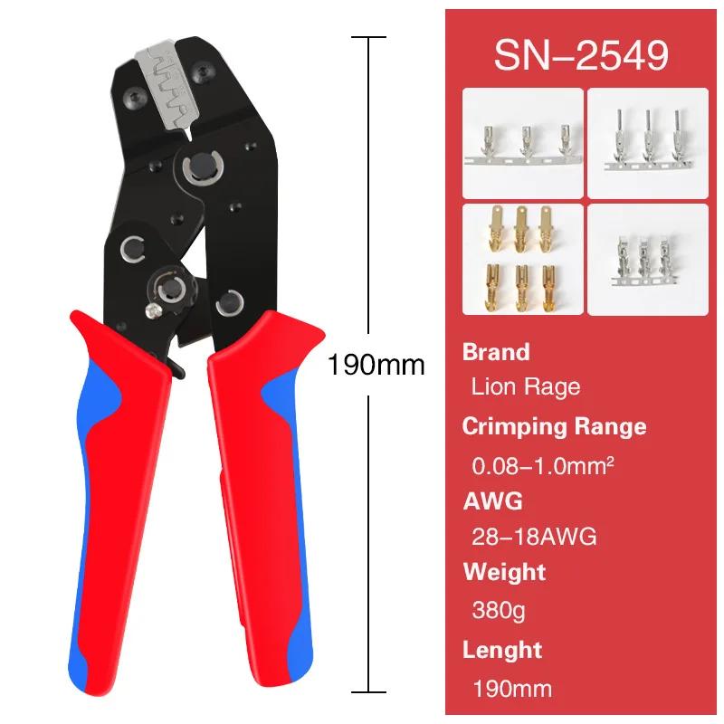 Multi Jaw Crimping Pliers Automotive Plug-in Crimping Pliers Electrical Tools 0.25-1.5mm ² SN-48B/58B