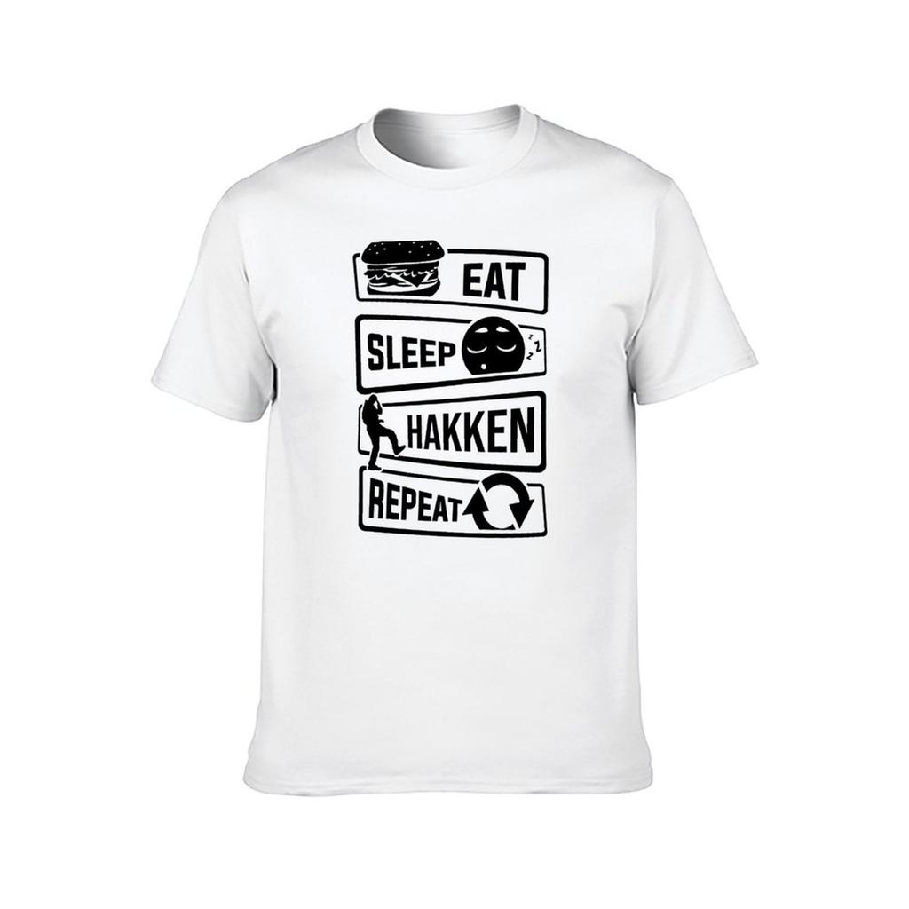 Eat Sleep Hakken Repeat - Gabber Hardstyle T-Shirt T Shirts for Man Cotton Funny T Shirt for Man T-Shirt