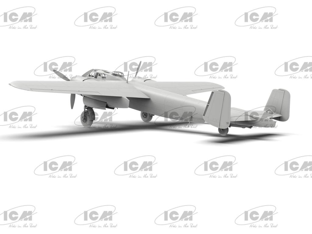 ICM 1/48 WWII German Dornier 217K-1 Bomber Plastic Model Kit 48273 (Airplane)