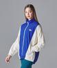 Xexymix Slash Colorblock Windbreaker Blue Cream