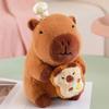 Capybara Bread Stuffed  Animal Plush Toy With Pp Cotton Filling For Kids Decor