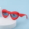 New Candy-colored Cat's Eye Sunglasses Street Fashion Dance Funny Personality Glasses Unisex Fashion Lip Sunglasses.