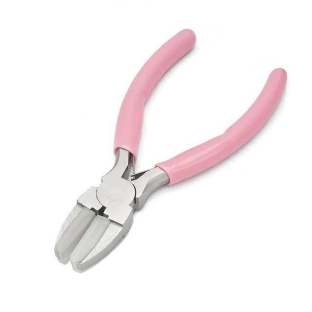 

Anti-Scratch Nylon Jaw Flat-Nose Pliers for DIY and Wire Pulling