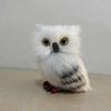 1 Pcs Simulation Mini Plush Owl Decoration Plush Doll Gift Home Decoration Doll Artificial Owl Ornament Realistic Owl Doll