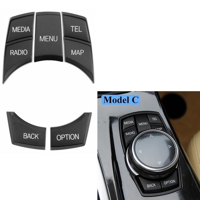 

Крышка кнопки ручки управления мультимедиа автомобильной консоли для BMW 1 2 3 4 5 6 7 X3 X4 X5 X6 серии F10 F11 F30 F31 F06 F25 F26 новая ABS