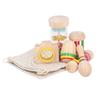 Kids Musical Instrument Toy Wooden Music Sand Hammer Rattle Bell Toys Set Kit for Home Travel