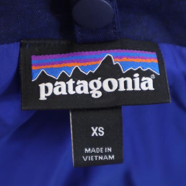 Patagonia All'aperto FA16 Giacca Lunga con Cappuccio XS Blu Navy Donna Usato