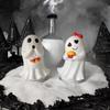 Funny Resin Halloween Ghost Figurine Cartoon Cute Ghost Art Sculpture Waterproof Ghost Statue Ornament Gift