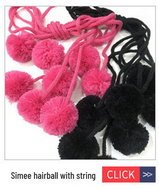 Cashmere Polyester Bayberry Ball Pendant – High Elasticity Handmade DIY Plush Hair Accessory