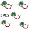 1/3/5PCS 3 Speed Universal Small Fan Control Board Micro Rechargeable Circuit Board Charging Module USB Type-C