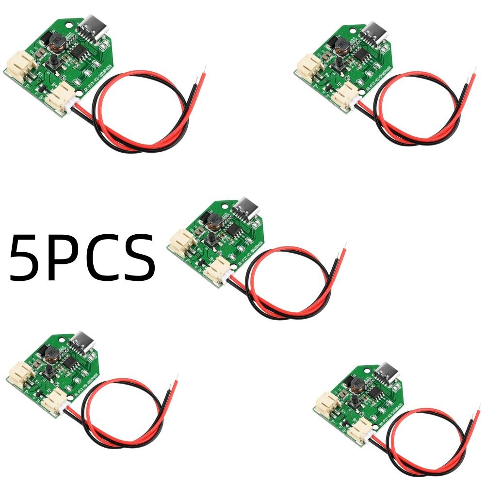 1/3/5PCS 3 Speed Universal Small Fan Control Board Micro Rechargeable Circuit Board Charging Module USB Type-C