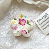 Romantic Frangipani Hair Clips with Printed Hairpins and Flower Hairpins for The Back of The Head