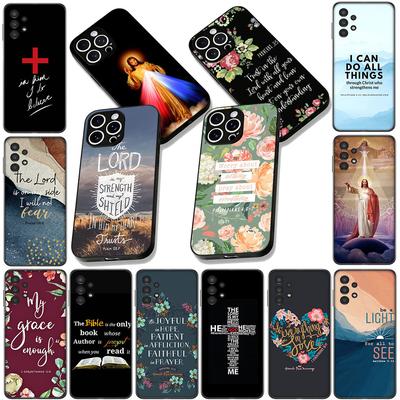Flower Christ Bible Verse Jesus Christian Cover for Xiaomi Redmi Note 13 14 ProPlus A4 A3 Pro Plus 13C Pro+ Note13 Note14 Case