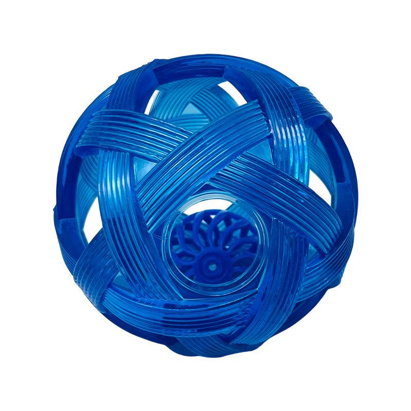 Floating Bell Weaving Ball: Molar-Cleaning, Easy-to-Pick-Up Dog Toy with Shaking Sound and Flexibility for Water Play