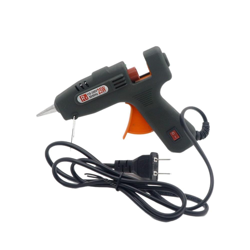 12W Temperature-Controlled Hot Melt Glue Gun with Switch for Crafts