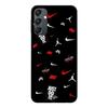 Case For Samsung Galaxy A05s NIKE JORDAN White Red Black Background Maniacase