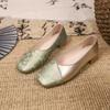 Shallow Soft-soled Doudou Single Shoes Women's Skirt 2025 Autumn New New Chinese Antique Single Shoes Fairy Style Ladyshoes