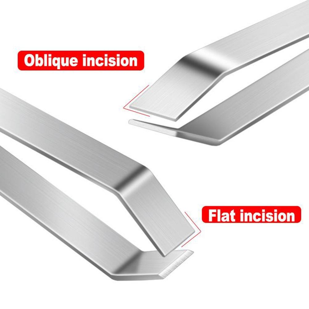 Fish Bone Tweezers Remover Seafood Tools Stainless Steel Tongs Clip Style
