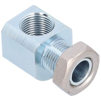 90 degrés Rallonge de capteur d'oxygène M18x1.5 Fer Adaptateur d'espacement d'extension Raccord universel pour voiture