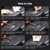 100W Plastic Welding Repair Kit & 2-IN-1 Soldering Iron 200/1000Pcs Hot Staples Kayak Bumper Car Repair Tools