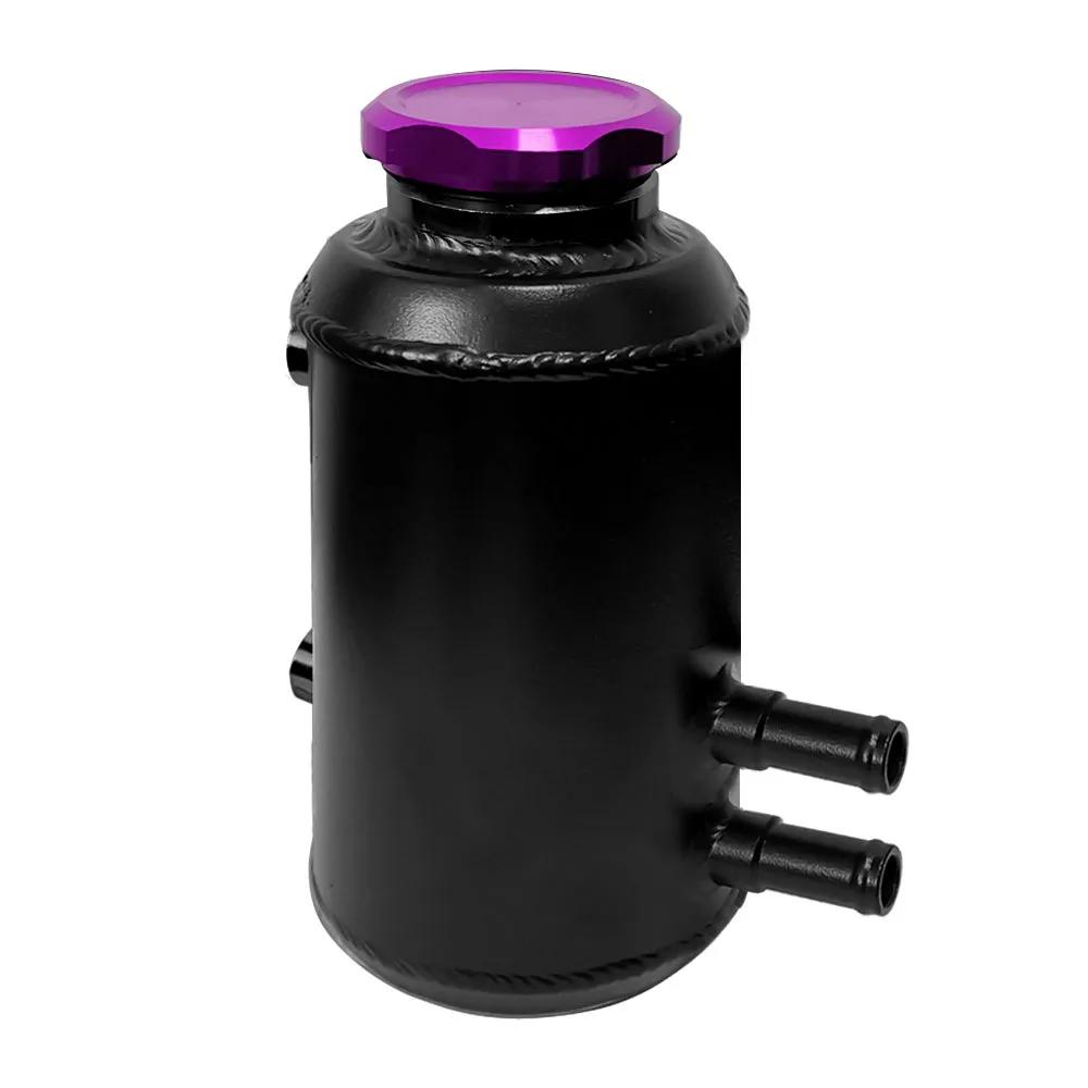 Car Fuel Cell Surge Tank Power Steering Oil Catch Can Tank Universal Racing Power Steering Fluid Reservior Tank High Quality