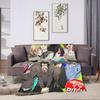 Blanket Airplane Travel Yarichin B Club Yuri  Throw Blanket  Flannel Bedspread For Couch Chair Sofa Bed Fashion Sofa Bed Cover