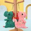 Cuddly Crystal Super Soft Dinosaur Plush Keychain Ideal For Gifts And Decor