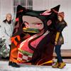 1pc nezouko9 Theme Blanket - Digital Print, Polyester, Cozy for All Seasons, Perfect for Outdoor, and Travel