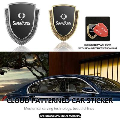 Pegatina Decal para Ventana de Coche Insignia Emblema Maletero Trasero Calcomanía de Carrocería para SsangYong Actyon Tivoli Rodius M200 Chairman Sport Korando