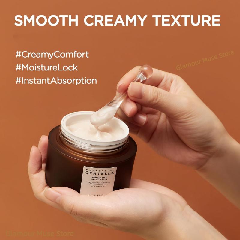 Korean Skin Care Centella Asiatica Probio-Cica Enrich Cream Facial Moisturiser Anti Wrinkle Cream Reduce Fine Lines Face Care