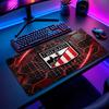 Athletic Bilbao Football Print Mouse Pad Non?Slip Rubber Desk Mat Waterproof Gaming Mousepad For Laptop Office Desktop