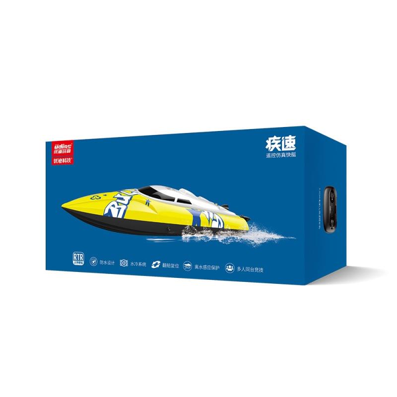 UDI906 RC-Schiff 2,4 G 20 km/h Elektrische RC-Bootsfahrzeugmodelle 80 m Steuerdistanz mit Wasserkühlung