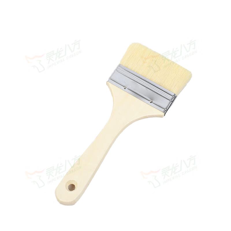 Linglong Bafang Multi-Purpose Flat Wool Brushes with Wooden Handle