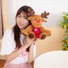 Cute Christmas Elk Doll Plush Toy Christmas Deer Doll Children's Soothing Ragdoll Christmas Gift