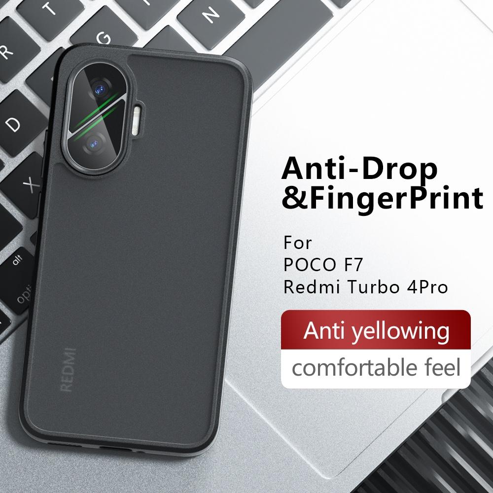 For Poco F7 Case Poco F7 Cover Funda Coque Hard Transparent Soft TPU Edge Shockproof Back Bumper Poco F7
