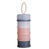 Portable Milk Powder Formula Dispenser Food Container Storage Feeding Boxes for Baby Kids Toddler 4 Grid Baby Food Storage Box