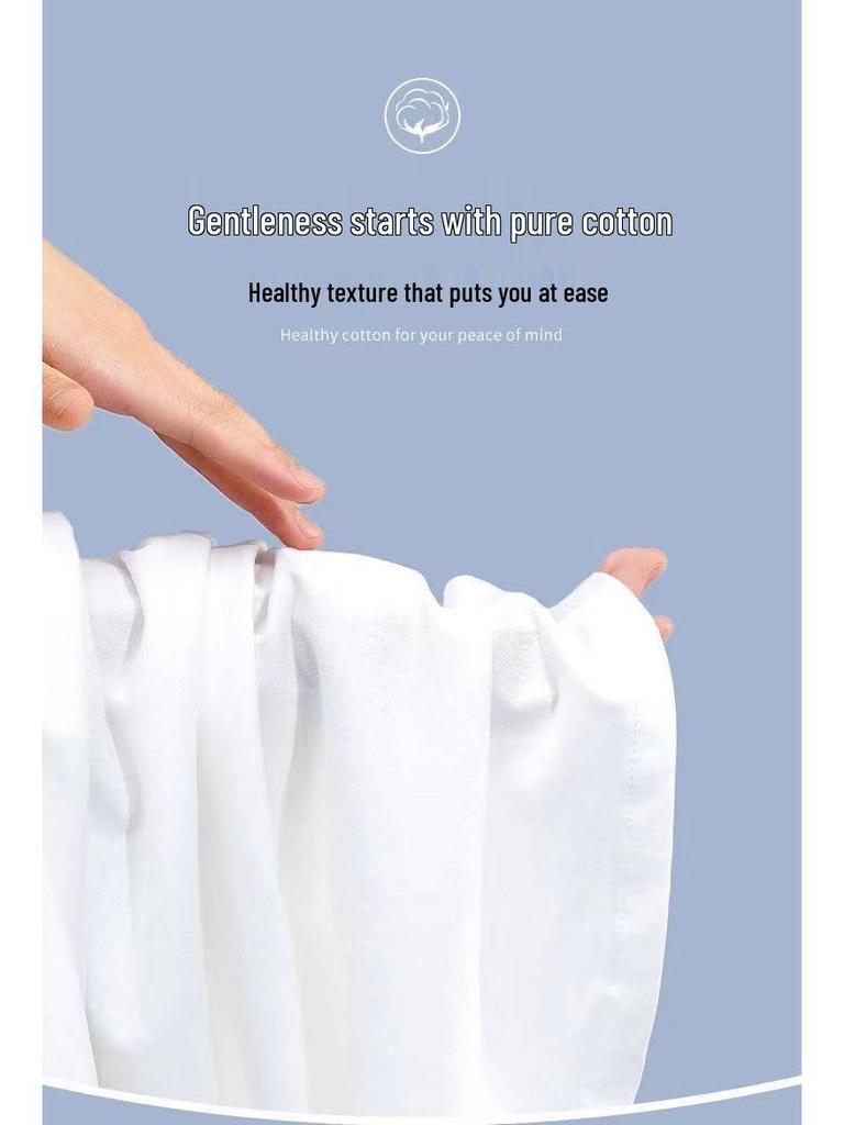 Women's White Cotton Short-Sleeve Ribbed T-shirt - Summer Round Neck, Breathable, Sweat-Absorbent, Slimming Fit